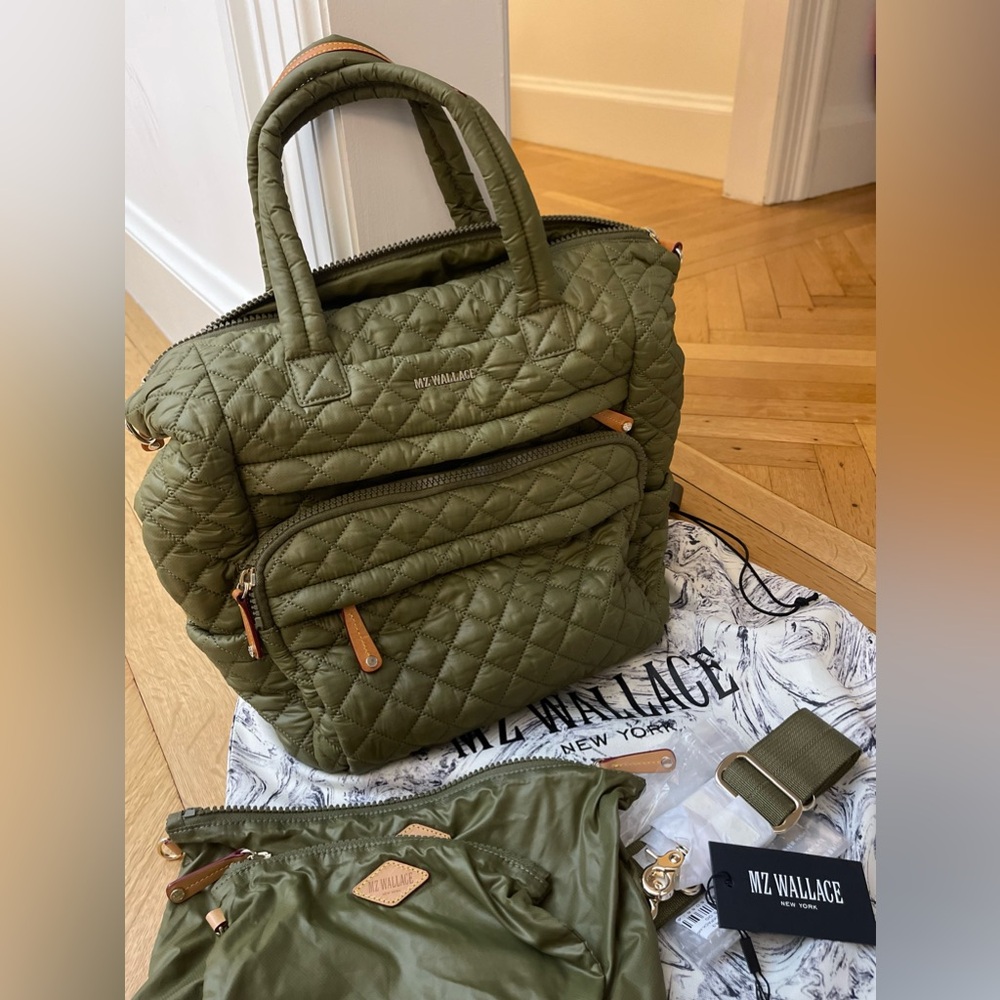 MZ Wallace Utility Backpack (Army Green) in excellent condition